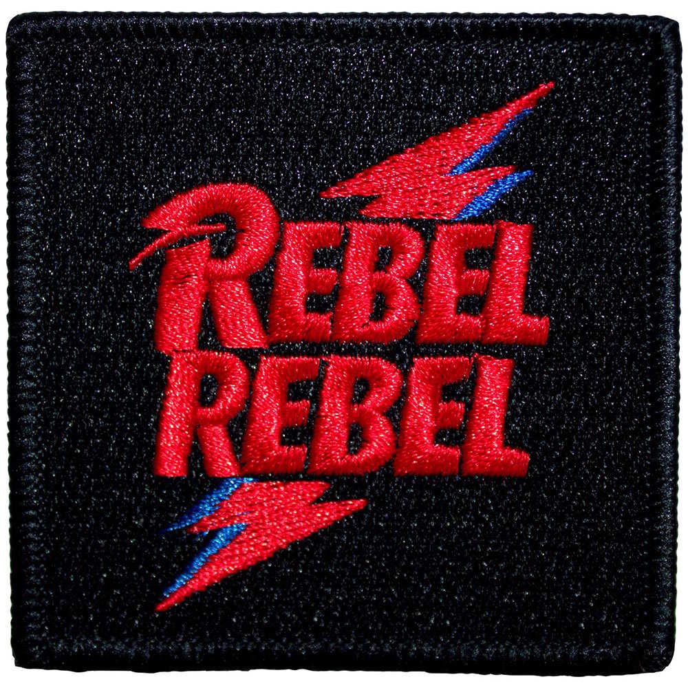 DAVID BOWIE デヴィッドボウイ - Rebel Rebel Pink & Blue / ワッペン - PGS
